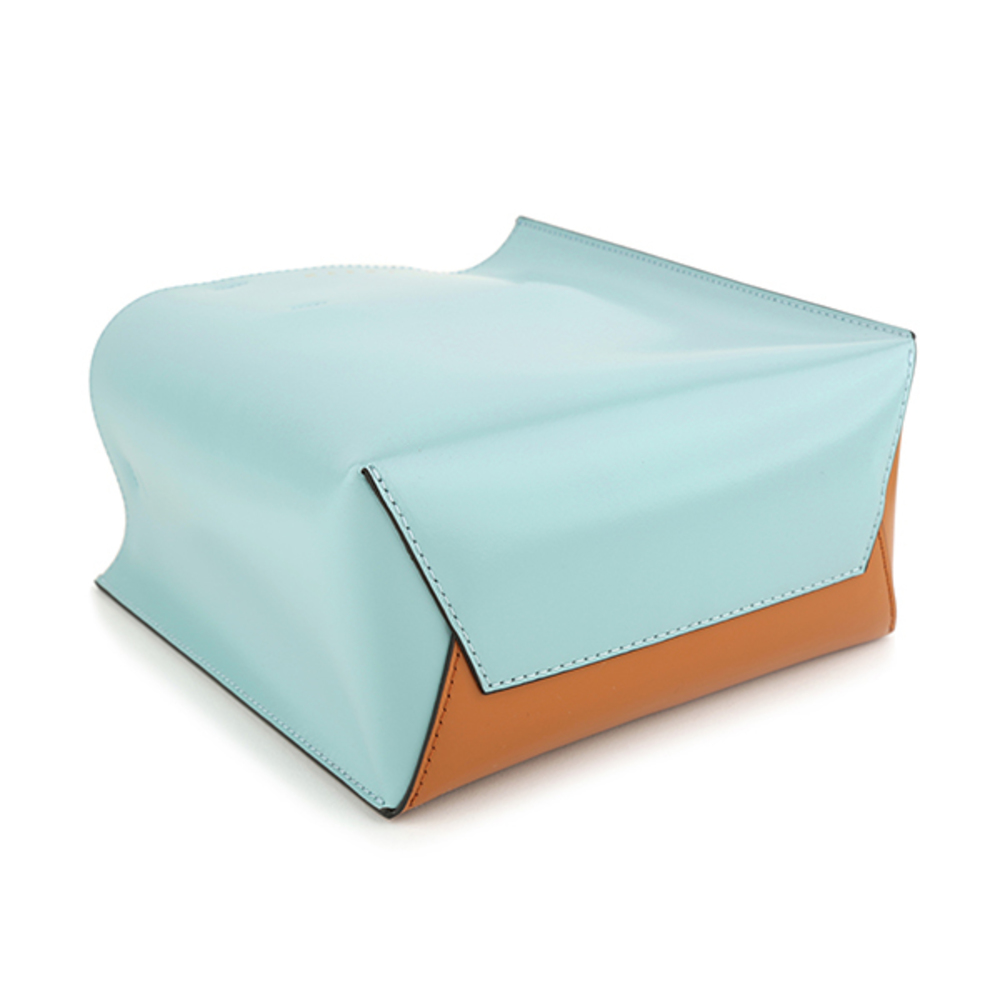 Marni Shoulder Bag Museo Light Blue Orange - Picture 3 of 9